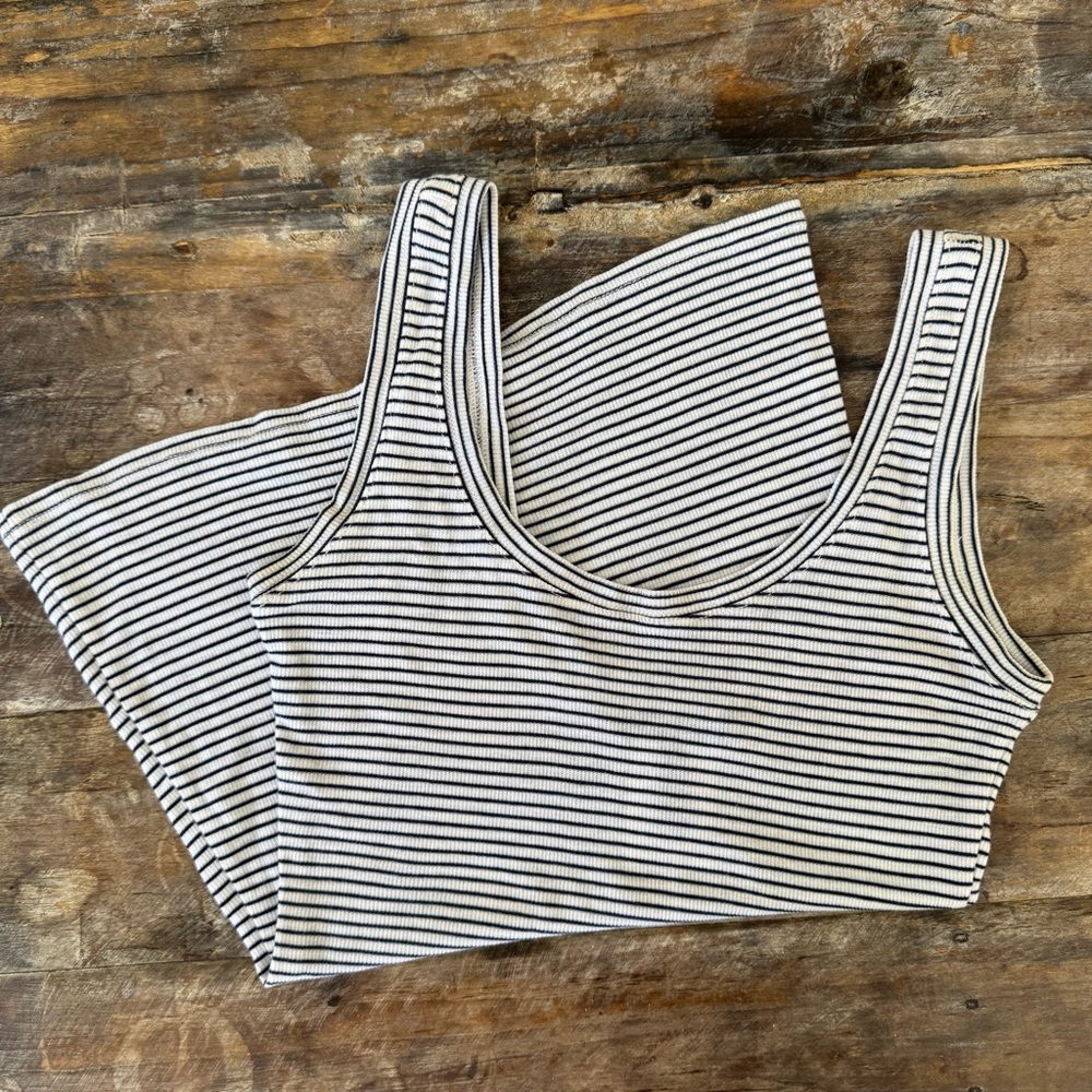 BCBG Maxazria Striped Tank